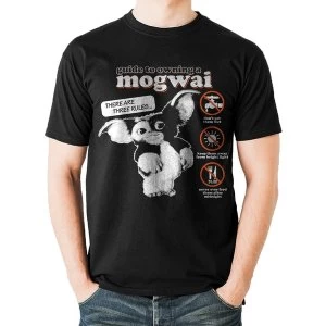 Image of Gremlins - Unisex Medium Mogwai Guide T-Shirt (Black)