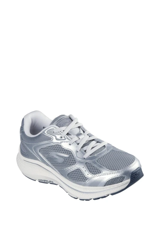 Image of Skechers Womens GO RUN Consistent 2.0 Volt Trainer in Grey Size: 4 Grey Female 4