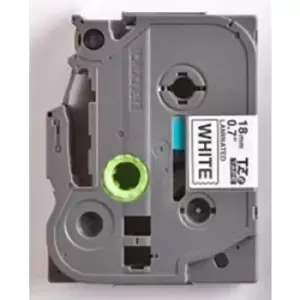 Image of Brother TZe-241CIV Labelling tape Tape colour: White Font colour: Black 18mm 8 m