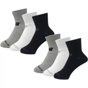 Image of New Balance 6 Pack Ankle Socks Unisex Juniors - Multi