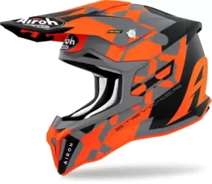 Image of Airoh Strycker XXX Carbon Motocross Helmet, orange, Size S, orange, Size S