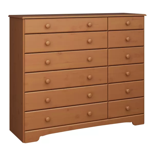 Image of Nordic Chest Of Drawers 6+6 Drawers, Cherry