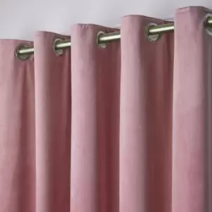 Image of Laurence Llewelyn-Bowen Montrose Blush Blackout Eyelet Curtains Pink