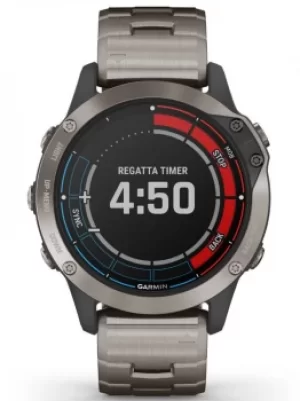 Image of Garmin Quatix 6 Titanium Bracelet Smartwatch 010-02158-95