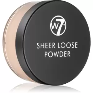 Image of W7 Cosmetics Sheer Loose Mattifying Loose Powder Shade Biscuit 16 g