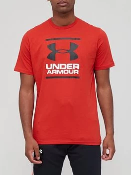 Image of Urban Armor Gear Training G Foundation Short Sleeve T-Shirt - Red/Black, Red/Black, Size S, Men