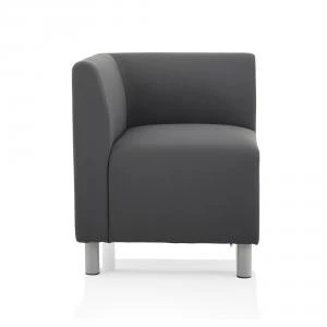 Image of Trexus Melia Corner Sofa Fabric Grey Ref BR000216