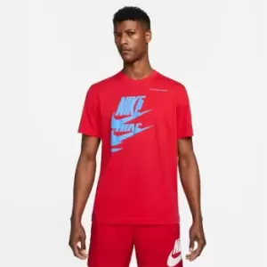 Image of Nike Multi Swoosh T Shirt Mens - Red