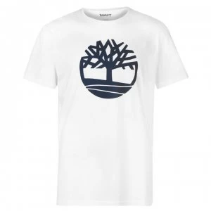Image of Timberland Tee - White Tree
