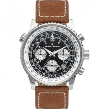 Image of Black and Brown Slipstream Aero' Chronograph Sports Watch - SL107511 - multicoloured
