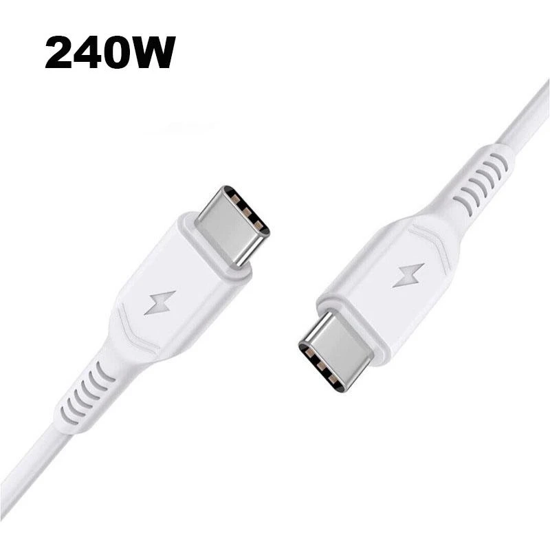 Image of FDL 2M USB-C to USB-C - 240W PD CHARGING CABLE (P-P) - WHITE