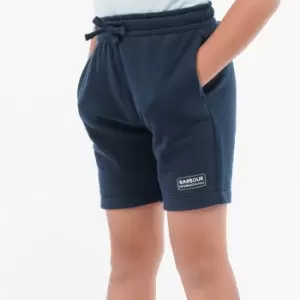 Image of Barbour International Boys Essential Sweat Shorts - Navy - 14-15 Years