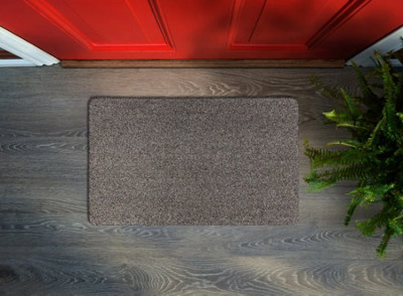 Image of RUGSX Doormat colorado 436 antislip, outdoor, indoor, gum - beige beige 50x80cm CR04_