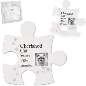Image of Said with Sentiment Jigsaw Wall Art Cherished Cat