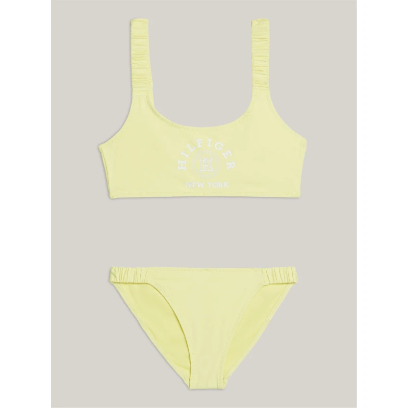 Image of Tommy Hilfiger Tommy Lgo Bikini Set - Yellow Yellow 8 - 9 Years