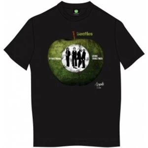 Image of The Beatles Something/Come Together Mens Blk TS: Medium