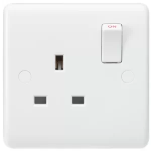 Image of KnightsBridge Curved Edge 13A 1G DP Switched Socket