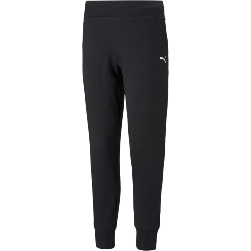 Image of Puma Womens Closed Hem Fleece Joggers Puma Black female 10 (S)