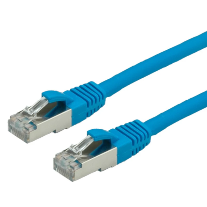 Image of VALUE S/FTP Patch Cord Cat.6. halogen-free. blue. 1.5m