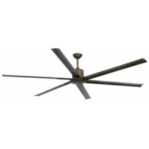 Image of Faro Lighting - Faro Andros Brown 6 Blade Ceiling Fan With DC Motor