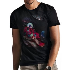 Image of Deadpool - In Space Mens Medium T-Shirt - Black