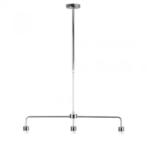 Image of Huckleberry Chrome 3-Way Over-Table Light