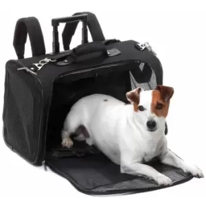 Image of Pet Carrying Bag Smart Trolley Black 54x2.5x36.5cm 31470 - Black - Flamingo