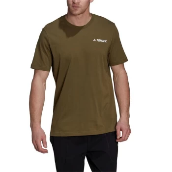 Image of adidas Terrex Multi Tee Mens - Green