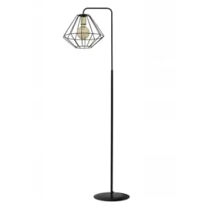 Image of Emibig Alteo Black Floor Lamp 1x E27
