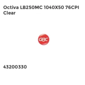 Image of Octiva LB250MC 1040X50 76CPI Clear