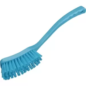 Image of 406MM Prof' Stiff Poly' Left Handed Hand Brush Blue