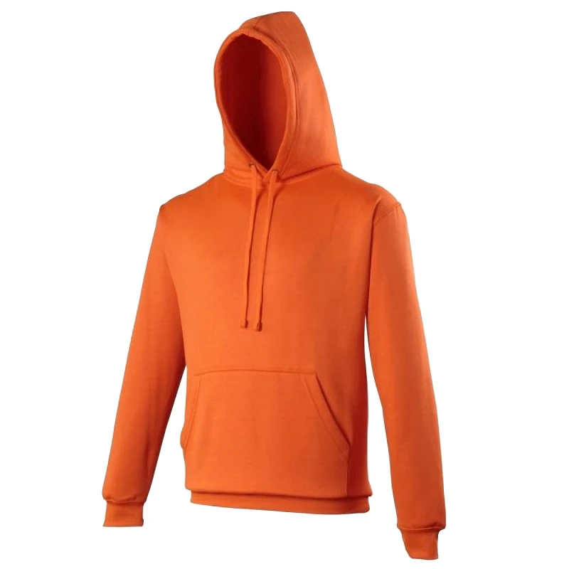 Image of AWDis AWDis Men Electric Hooded Sweatshirt Hoodie in Burnt Orange Size: Small Burnt Orange S Male 5055747804829