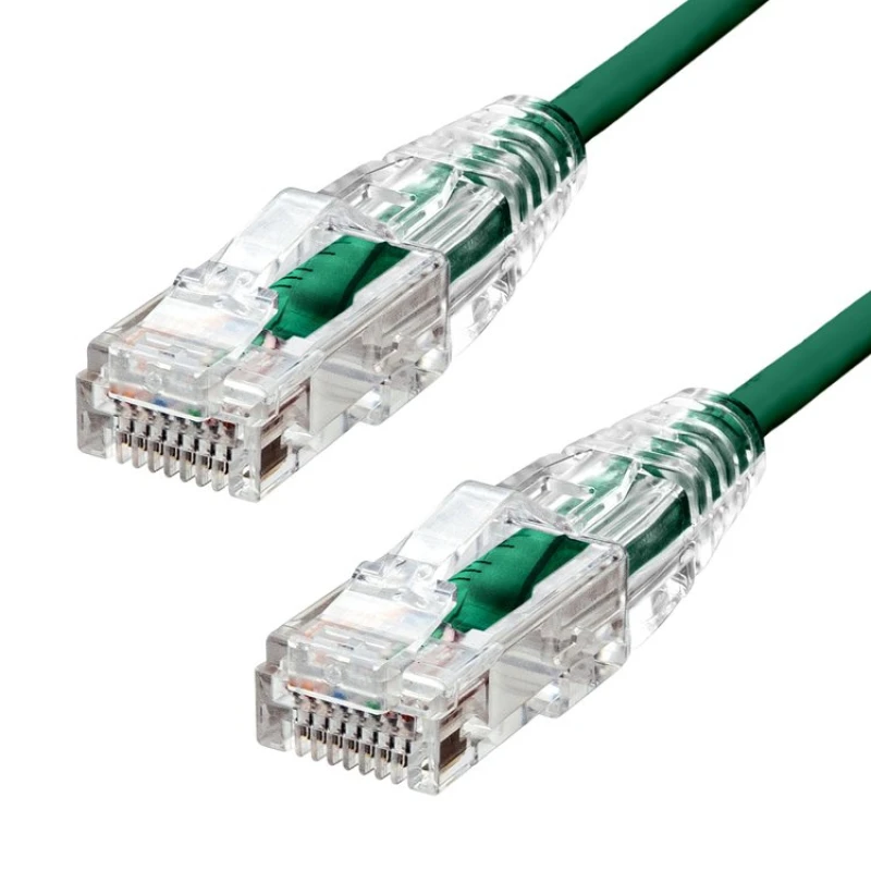 Image of ProXtend Ultra Slim CAT6 U/UTP CU LSZH Ethernet Cable Green 5M