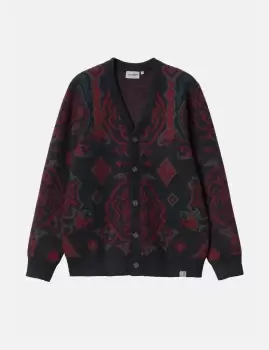 Image of Carhartt-WIP Verse Cardigan (Verse Jacquard) - Dark Navy Blue