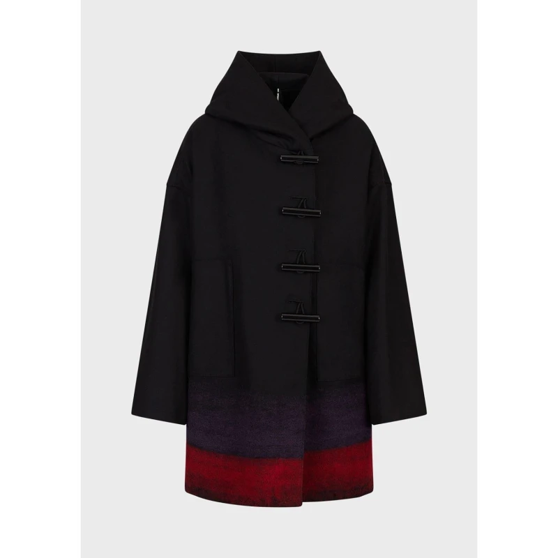 Image of Emporio Armani Coat Black female 8