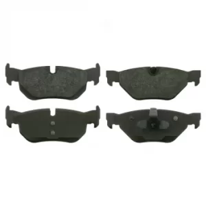 Image of Brake Pad Set ADB114223 by Blue Print rear axle
