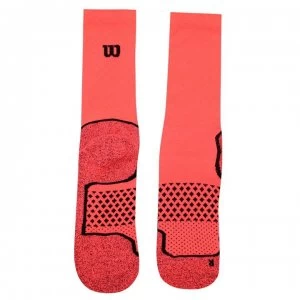 Image of Wilson Amplifed Tennis Socks Womens - Red