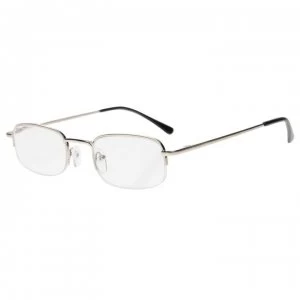 Image of Slazenger Reading Glasses - Half Frame Silv
