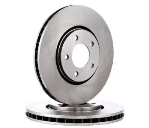 Image of RIDEX Brake disc 82B0177 Brake rotor,Brake discs CHRYSLER,DODGE,VOYAGER IV (RG, RS),Voyager / Grand Voyager III (GS),Grand Voyager IV (RG, RS)
