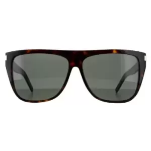 Image of Square Dark Havana Grey Sunglasses