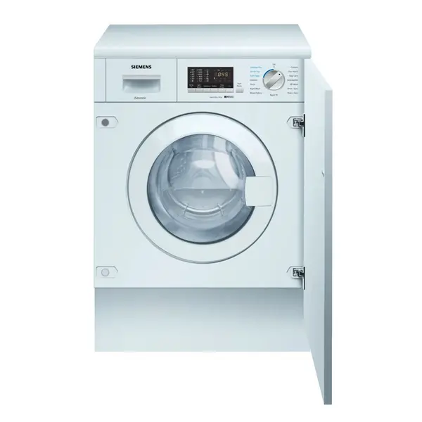 Image of Siemens iQ500 7kg Wash 4kg Dry 1400RPM Integrated Washer Dryer - White WK14D543GB White