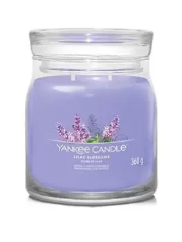 Image of Yankee Candle Signature Collection Medium Jar Candle - Lilac Blossoms