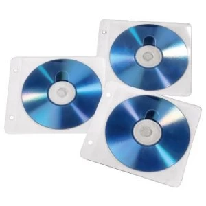 Image of Hama Pockets for 50 CD/DVD in a binder - White