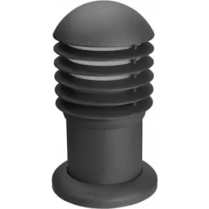 Image of Balizas bollard 30cm, aluminum and polycarbonate, urban gray