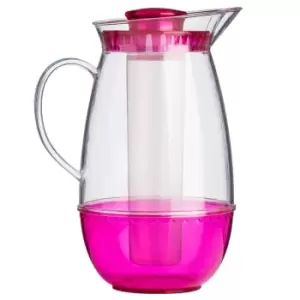 Image of Premier Housewares 2.5L Jug with Ice Chamber - Pink