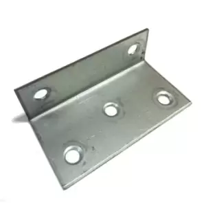 Image of Moderix Angle Corner Bracket Metal Wide Zinc Plated Repair Brace Strong - Size 7