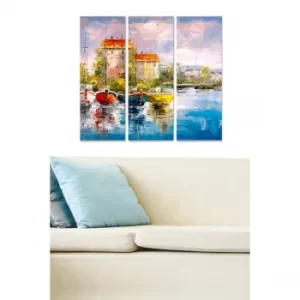 Image of MDF613287734 Multicolor Decorative MDF Painting (3 Pieces)