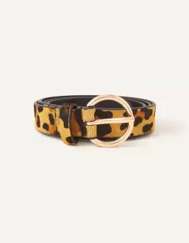 Image of Accessorize Womens Leather Animal Belt Multi, Size: M