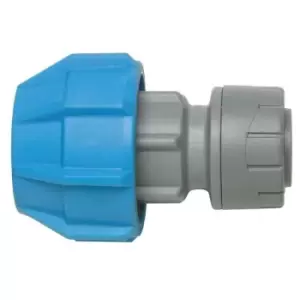 Image of PolyPlumb Polyfast PB422522 25mm x 22mm mdpe Adaptor - Single - Polypipe