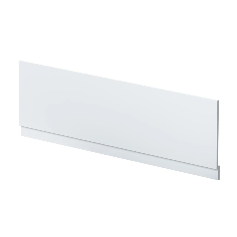 Image of Balterley Straight Reversible Bath Front Panel & Plinth - 1800mm - Satin White White unisex
